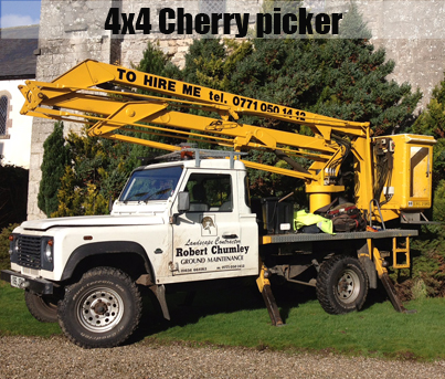 4x4 Cherry picker hire Bridgend, Porthcawl, Port Talbot, Swansea, Cardiff, Cowbridge and surrounding areas